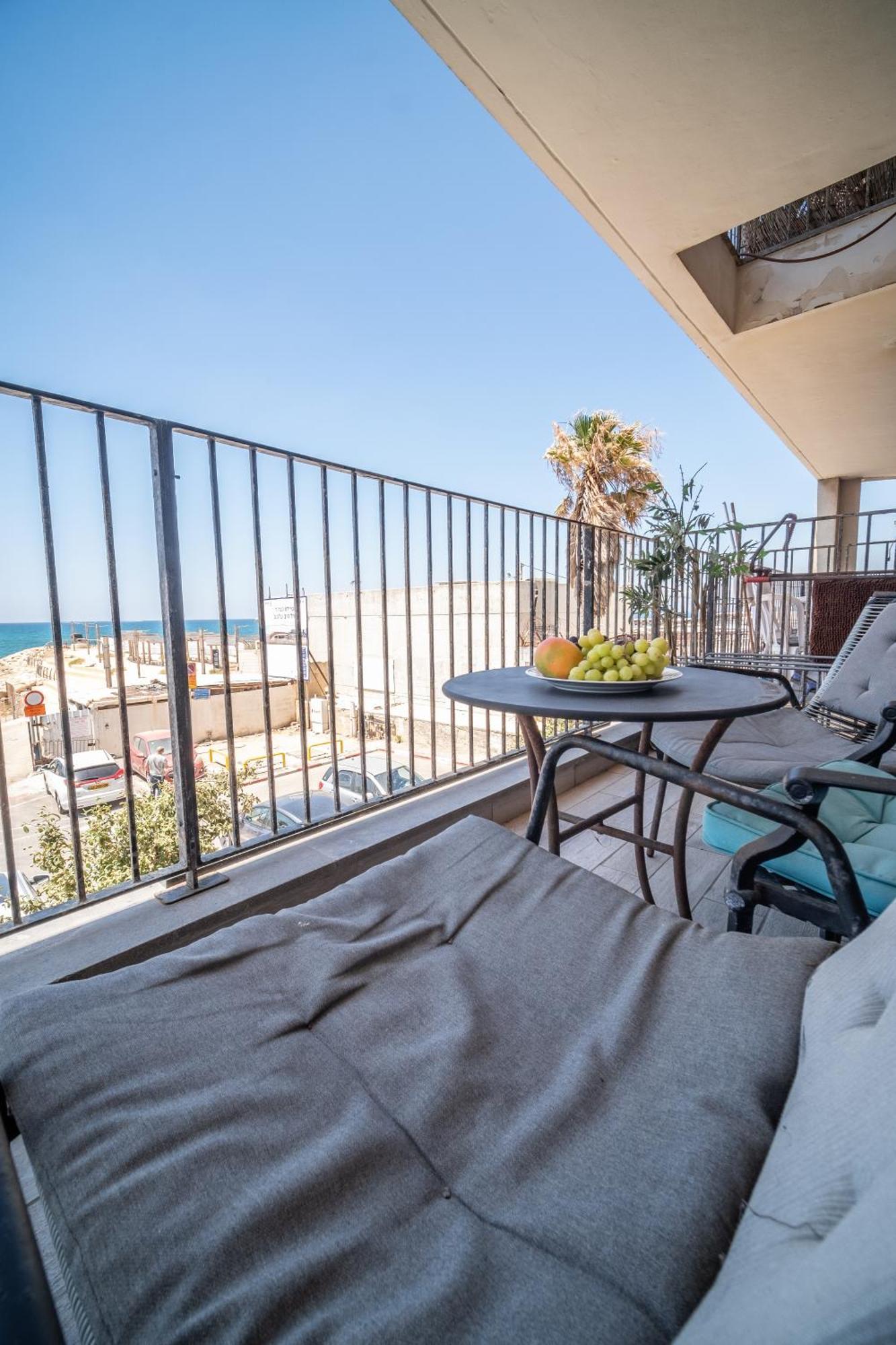 Bat Galim Full Sea View Balcony By Sea N' Rent Haifa